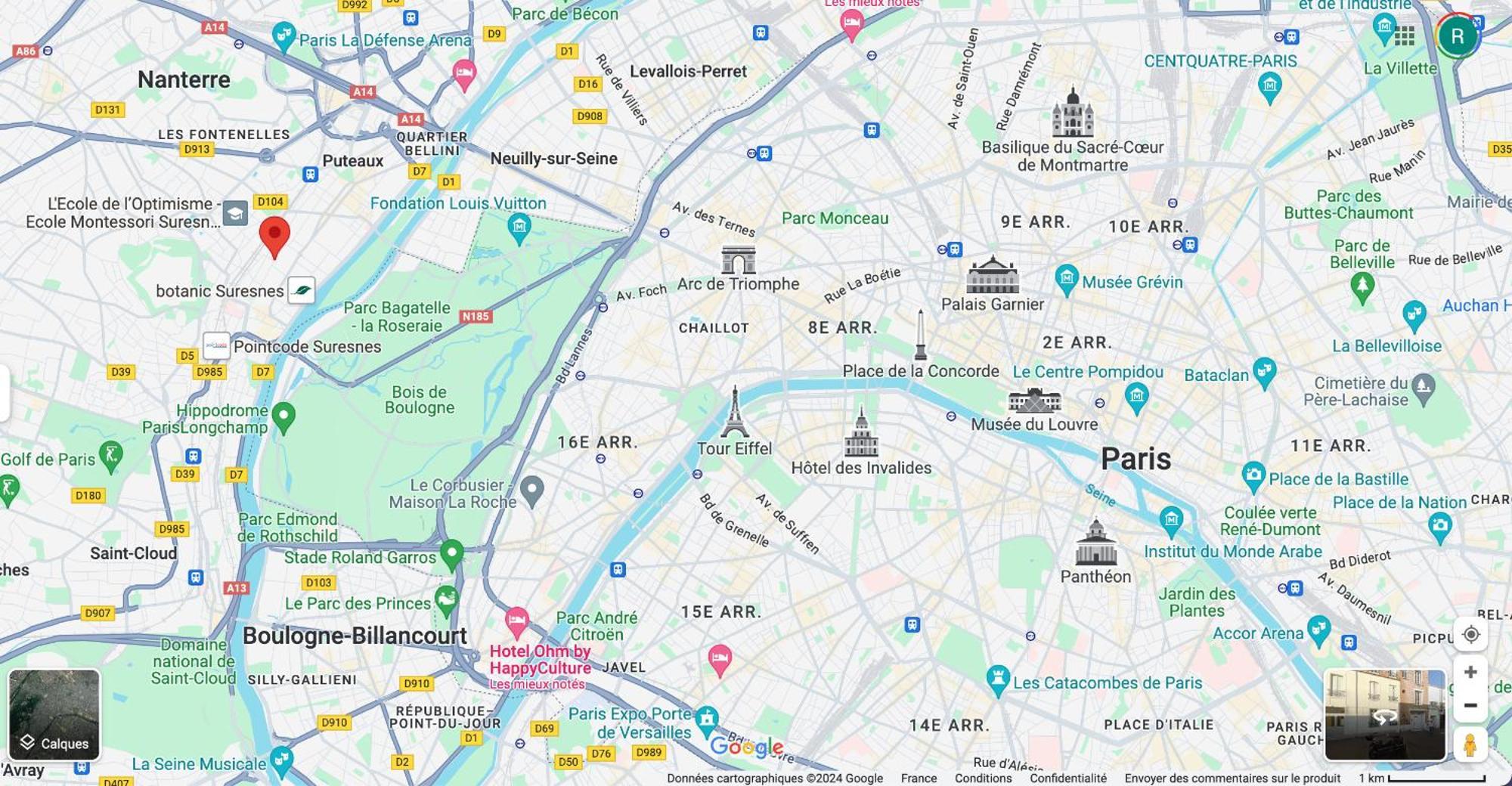 Ferienwohnung A 10 Min De La Defense Et A 20 Min De Paris Suresnes Exterior foto